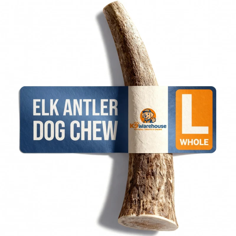 K9warehouse Ramures de Cerf Naturelles pour Chiens – Mâche Durable, Grade Premium – Pour Chiens Moyens et Grands – États-Unis