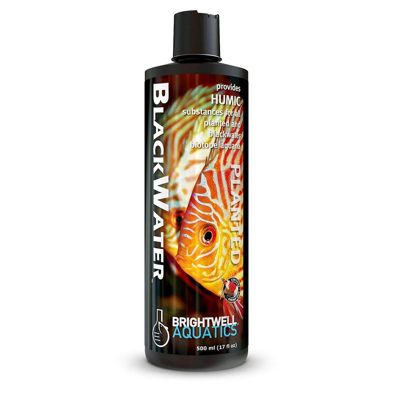 Brightwell Aquatics BlackWater Humique et Fulvique – Simule Eau Noire et Absorption des Nutriments 500 ml