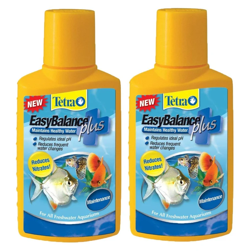 Tetra EasyBalance PLUS – Conditionneur d’eau douce, set de 2 bouteilles 500 ml