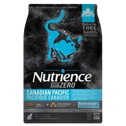 Nutrience Grain Free Subzero for Cats - Canadian Pacific - 4lb