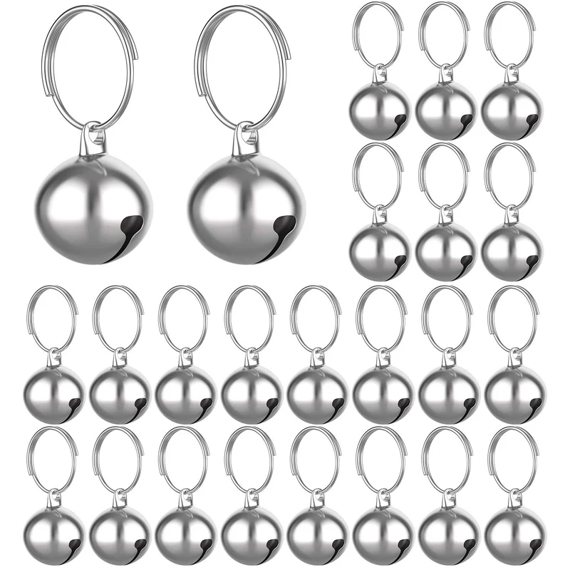 Outus – 24 ensembles de cloches pour collier chat et chien, pendentifs pour animaux