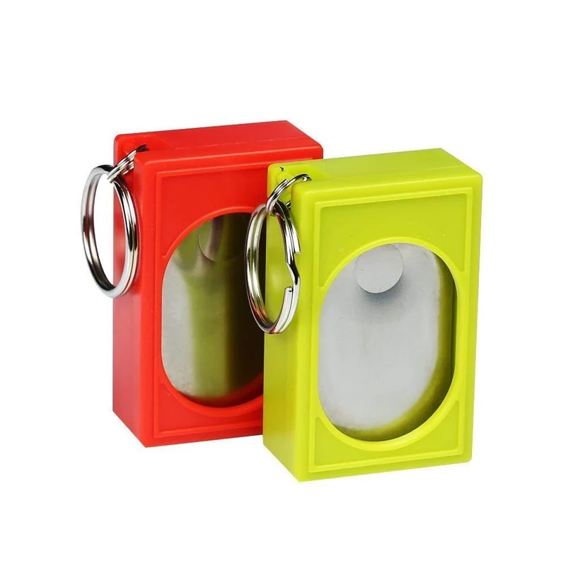 CRMADA Box Training Clickers – 2 pièces (rouge et lime) – Entraînement positif pour chiens et autres animaux