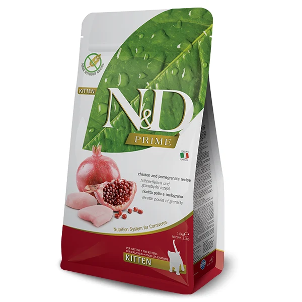 Farmina N&D (Natural & Delicious) Kitten - Prime Chicken & Pomegranate Kitten Food