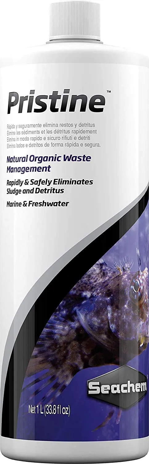 Seachem Pristine 1L – Bactéries bénéfiques pour une eau plus claire