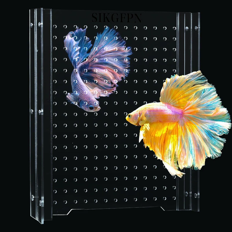Diviseur d'Aquarium Transparent 5 Gal SIKGFPN – Ajustable avec Ventouses