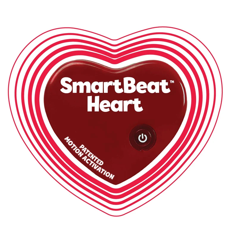 Snuggle Puppy – Cœur SmartBeat à activation par mouvement pour peluches et jouets anti‑anxiété pour chiens