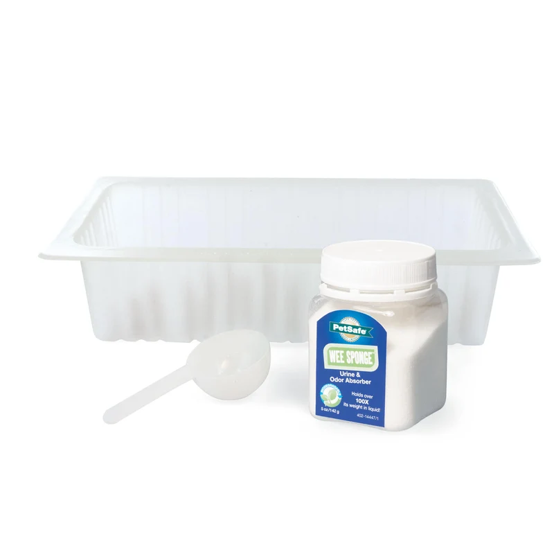 PetSafe Pee-Pod avec Éponge – Lot de 7 Plateaux Jetables pour Toilette Intérieure des Animaux