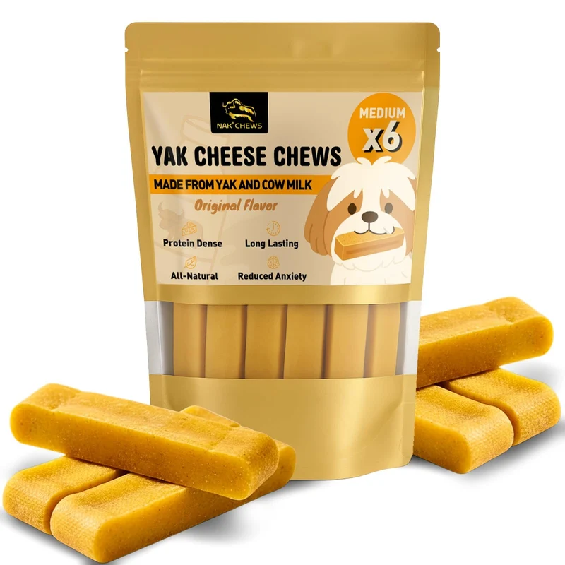 NAK Fromage de Yak Himalayen – Friandises Naturelles pour Chiens Moyens