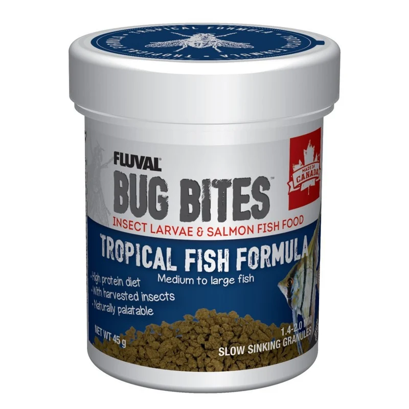 Bug Bites microgranulés pour poisson tropicaux - Moyens / larges