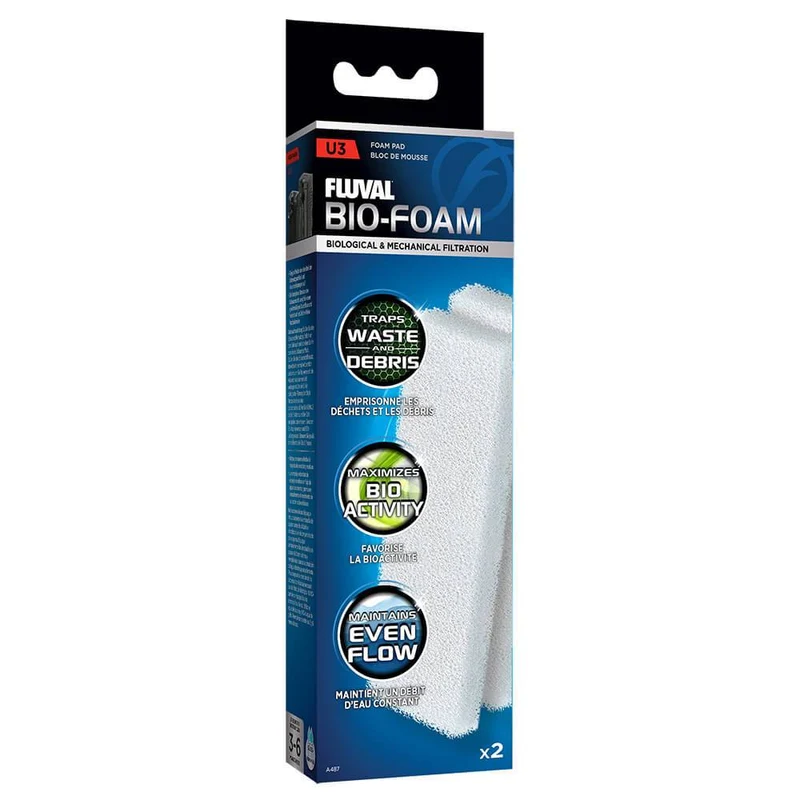 Bloc de mousse Série U3 - Paquet de 2 Fluval