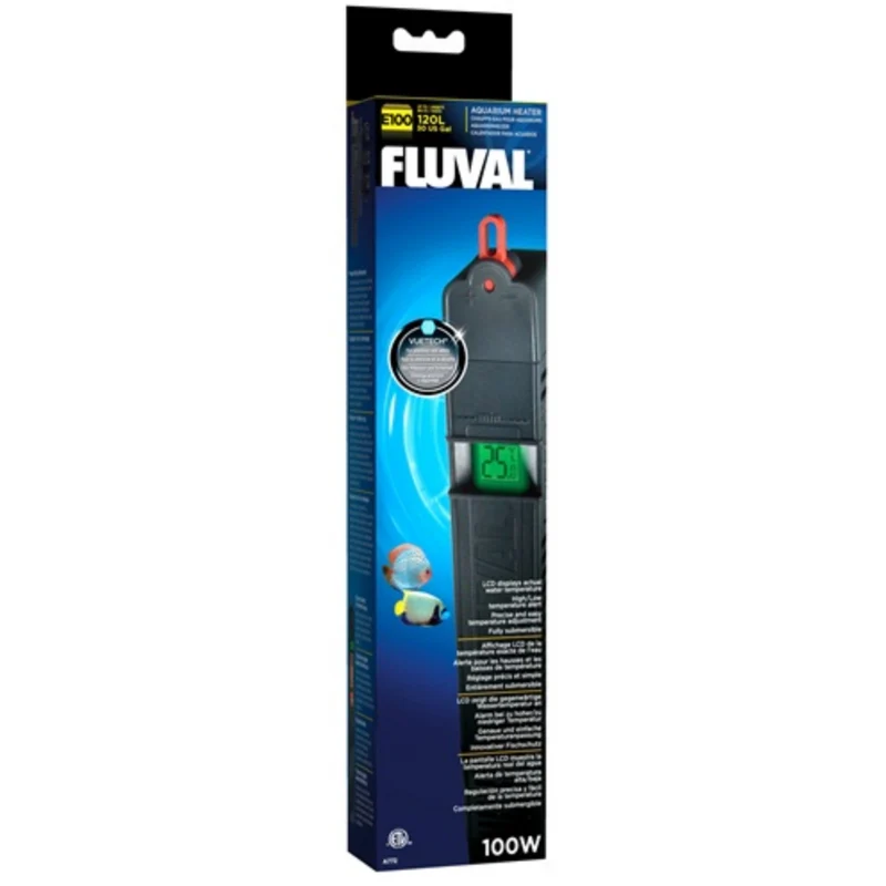 Fluval "E" 100-Watt Advanced Electronic Heater, 120 L (30 US. Gal)