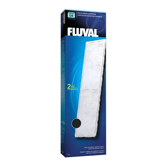 Fluval Poly-Carb Cartridge for U4 Underwater Filter - 2 Pack