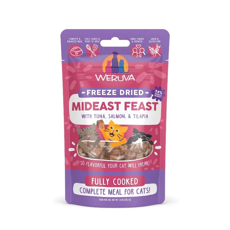 Weruva Chat Lyophilisé Mideast Feast Tilapia – Sachet 1oz