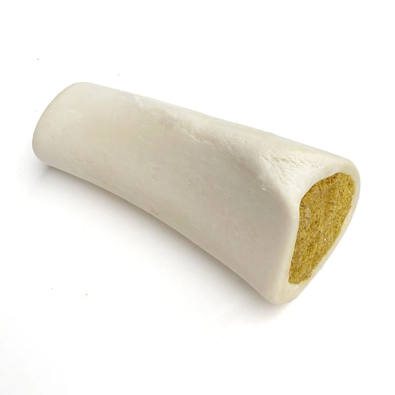 Cadet Os Tibia Farci – Os à Mâcher Longue Durée pour Grands Chiens, Saveur Bacon & Fromage, 5–6 po
