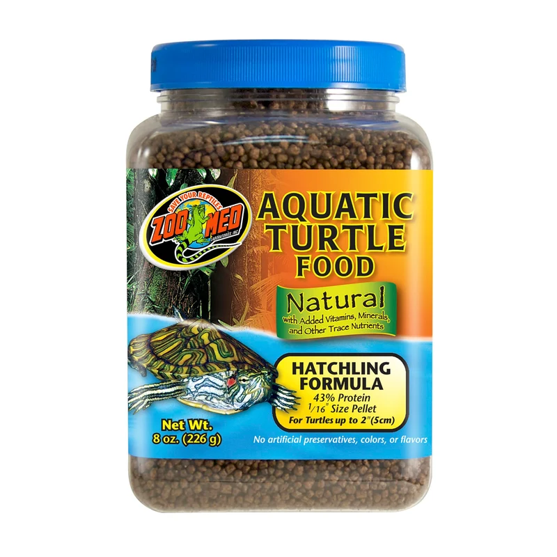 Zoo Med – Nourriture naturelle pour tortues aquatiques – Formule pour jeunes tortues (8 oz)