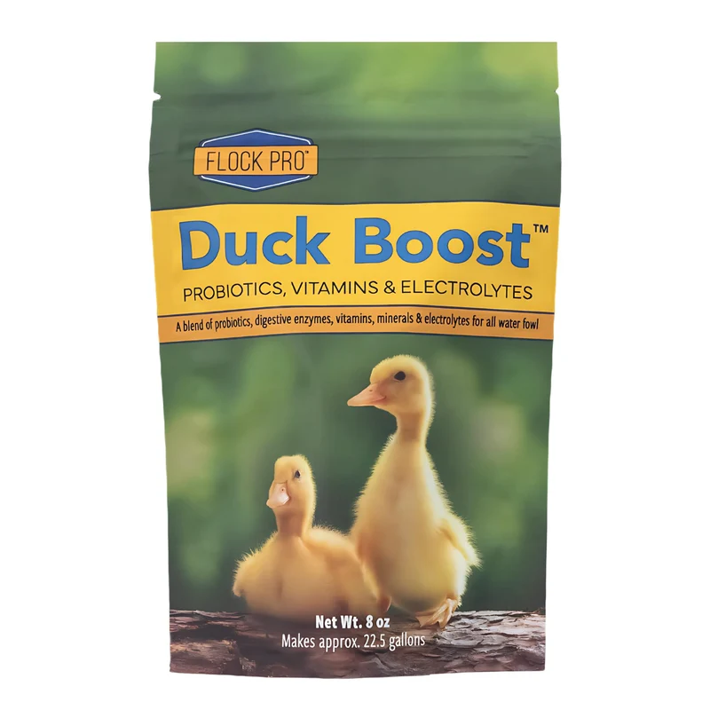 Duck Boost de Flock Pro – Complément essentiel pour canetons: Probiotiques, levure de bière en poudre et origan biologique – 8 onces (22,5 L)