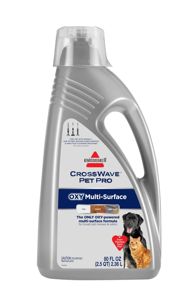 CrossWave PET PRO OXY Multi-Surfaces – BISSELL 4019G, 80 oz, Nettoyage Sols et Tapis