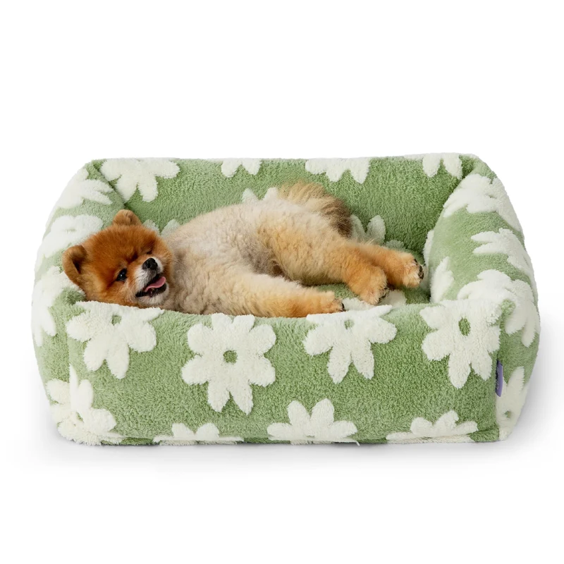LE SURE — Lit orthopédique pour petit chien 25x21x7 po, lavable et antidérapant