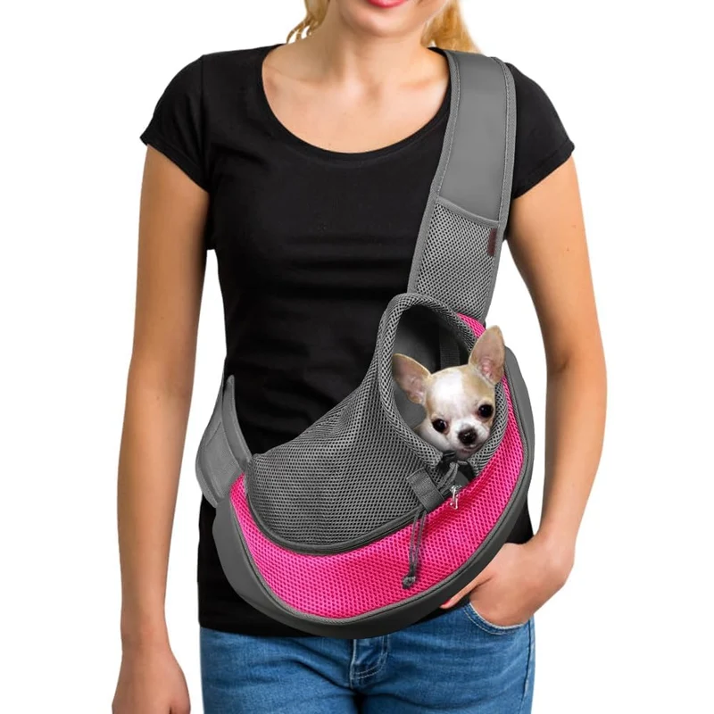 YUDODO Porte-Sac de Transport pour Petits Chiens et Chats (2-5 lbs) – Rose 1.0 S