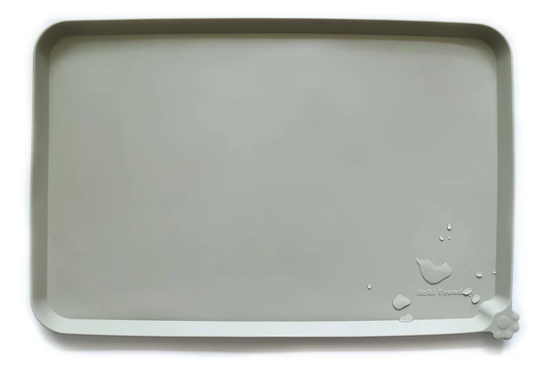 Hoki Found L Tapis Bol Silicone Antidérapant – 56x36 cm – Creme Vert