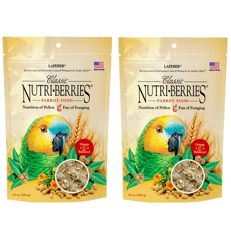 LAFEBER'S Nutri-Berries pour perroquets – 2 x 10 oz, non-GMO et ingrédients humains
