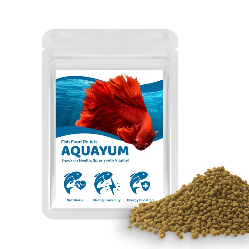 SunGrow Betta Food Pellets – Granulés Flottants 1 mm, Couleur Améliorée, Alimentation Équilibrée pour Betta