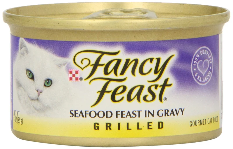 Fancy Feast Grillé Fruits de Mer 3oz – Pâté humide pour chat