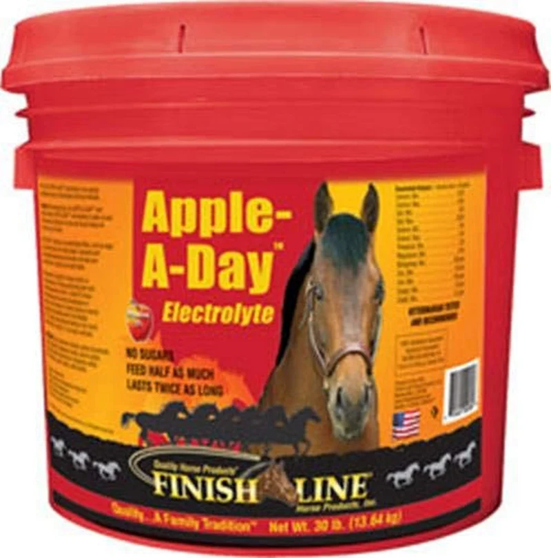 Finish Line Apple A Day – Électrolyte pour chevaux – 5 lb
