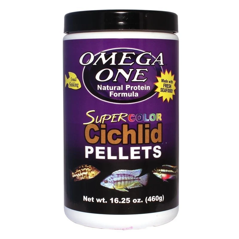 Omega One Super Color Péllets Cichlidé Coulants – 2 mm, 460 g
