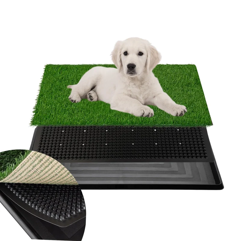 FluffyDream Tapis d’Herbe Artificielle pour Litière de Chien – 16x20 pouces