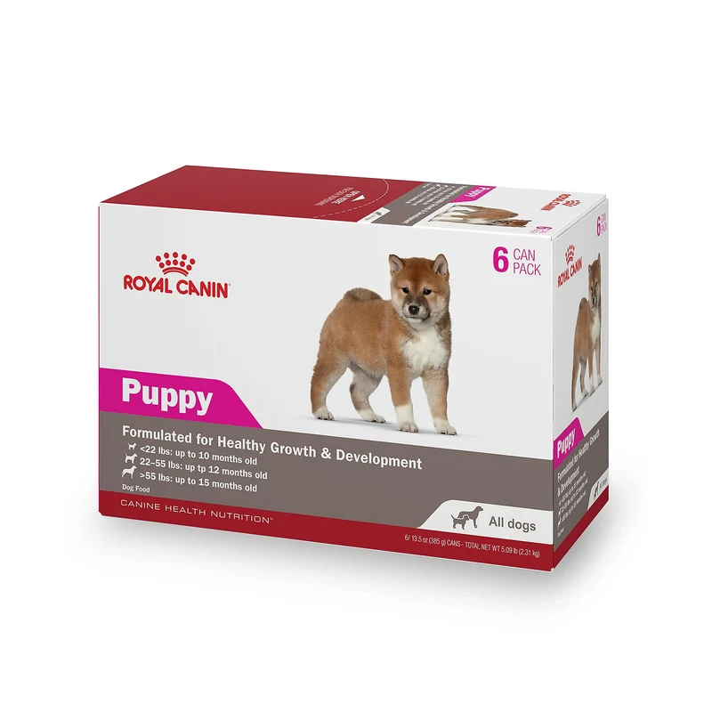 Royal Canin Canine Health Nutrition Chiot — Pate en Sauce, Boîtes 13,5 oz (Lot de 6)