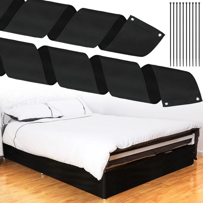 Barrière Sous-Lit Boao pour Animaux – 220 x 6 pouces avec Attaches Noires