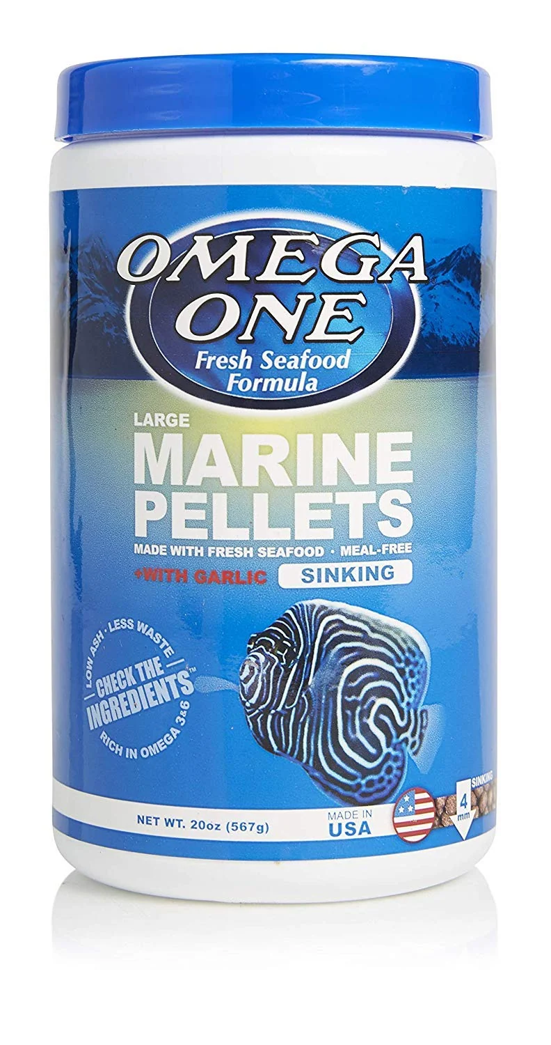 Omega One Pellets marins à l'ail – Coulants, 4 mm, 20 oz