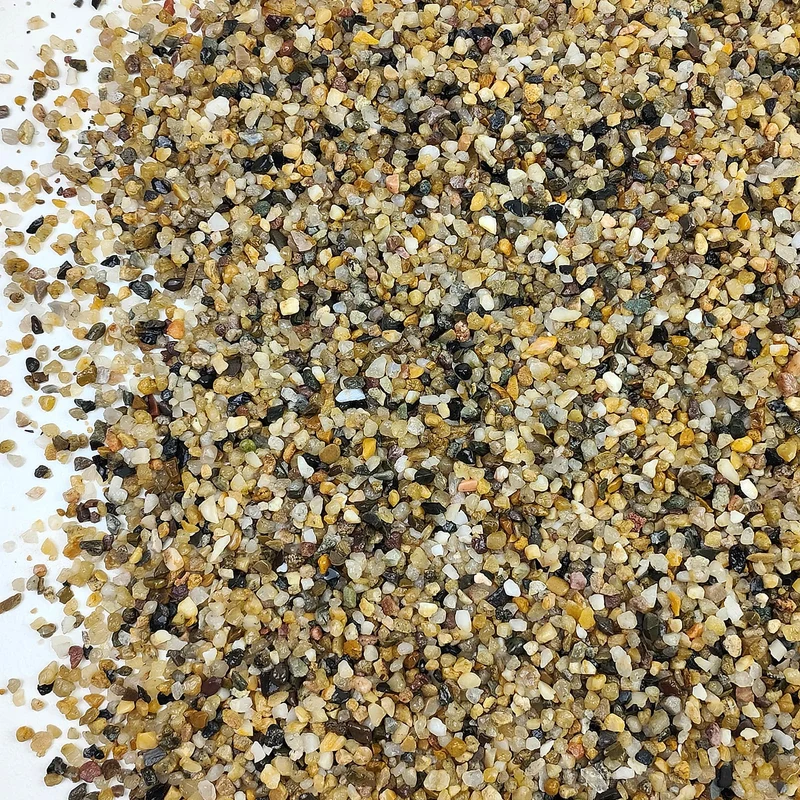 SHIZWU Sable grossier 10LB et galets colorés 2-4mm – Décoration et drainage