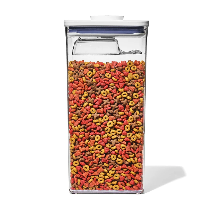 OXO Good Grips Pet POP Conteneur 6L — Hermétique, Sans BPA, Demi-tasse Incluse
