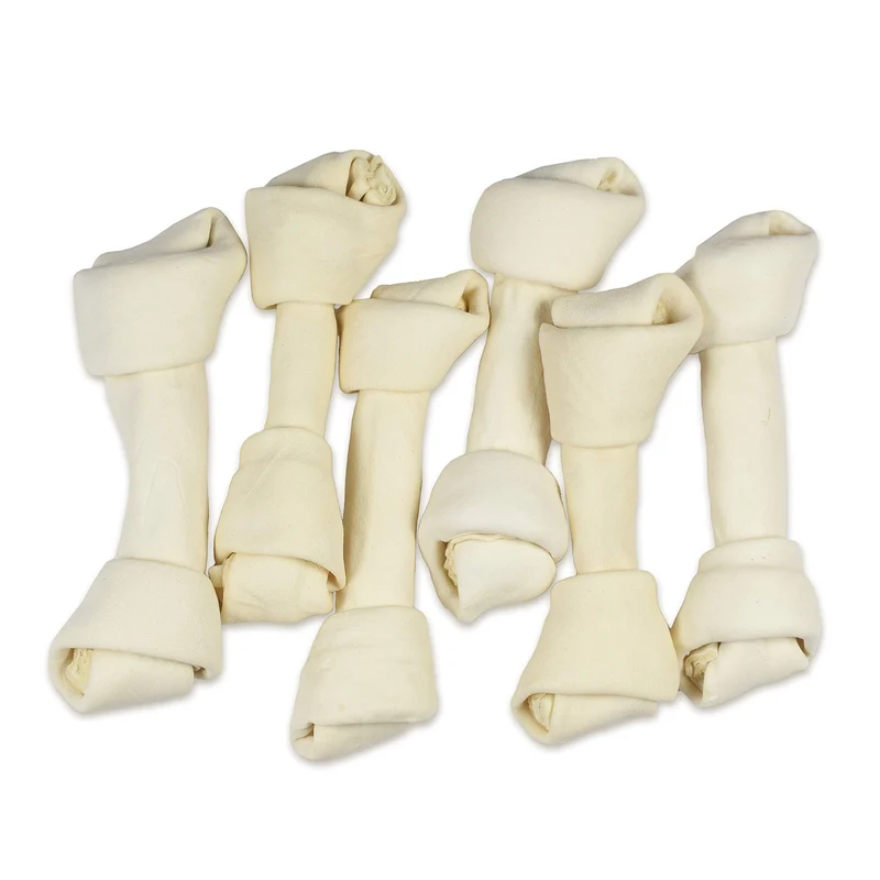 Hotspot Pets 5 Pack – Os à Mâcher Gros Cuir Brut 8-9 po pour Grands Chiens
