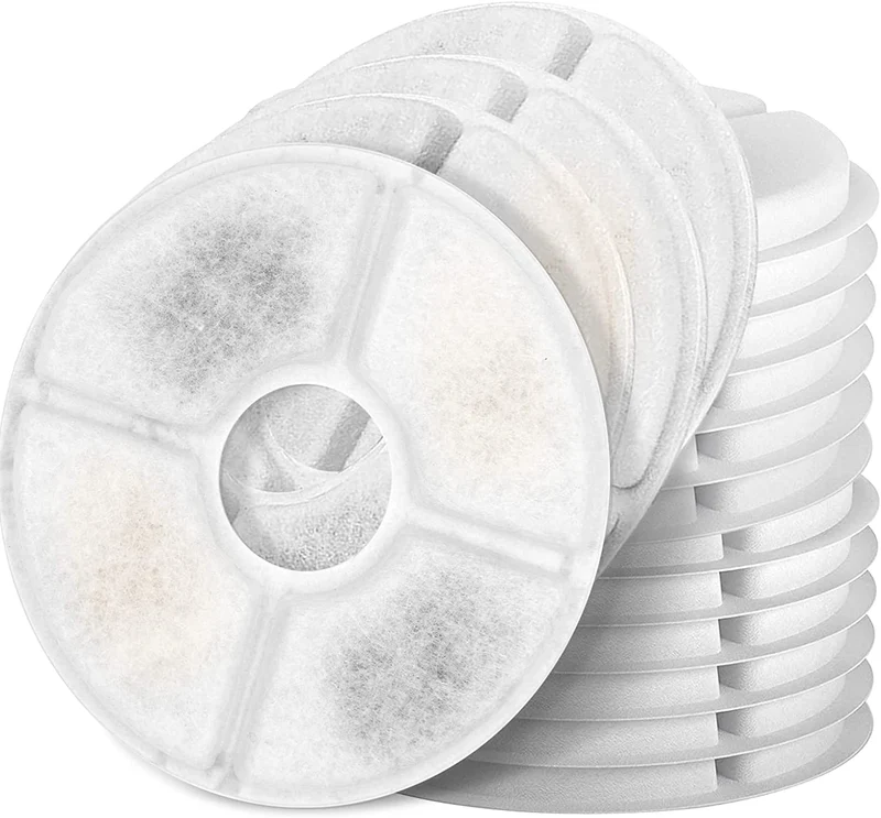 Monsin Filtres Fontaine Chat – Lot de 16, 81oz/2,4L, Filtration Triple