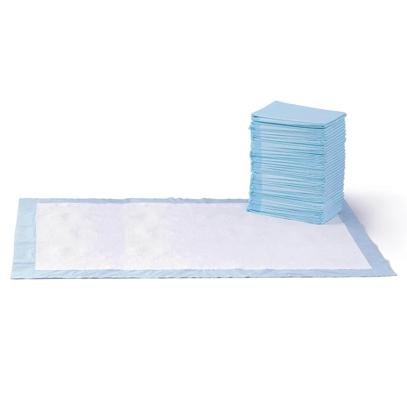 Amazon Basics Tapis de propreté pour chiots géant 27,5 x 44 po — 40 pièces, 5 couches, anti-fuite