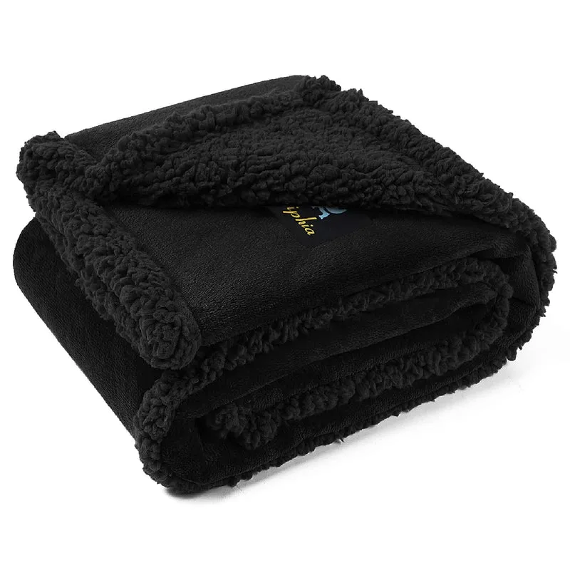 Luciphia – Couverture Imperméable pour Animaux (65 x 57 po), Réversible Sherpa, Protège Canapé et Lit