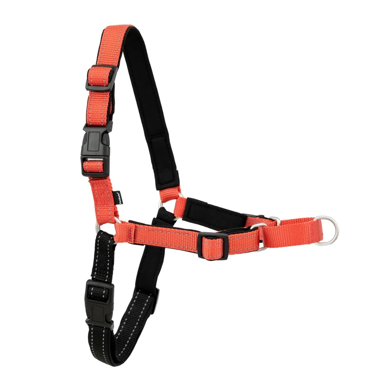 Harnais PetSafe Deluxe Easy Walk — Attache poitrine avant et boucle Martingale — Rose — Taille M