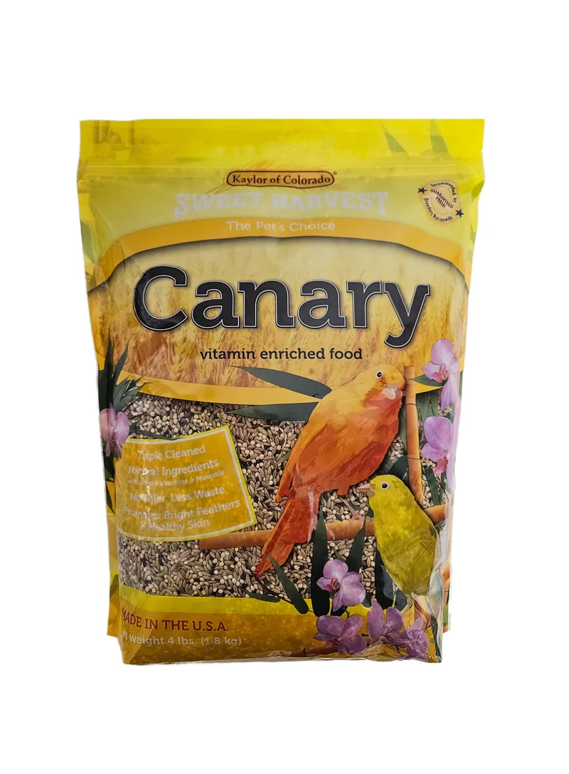 Sweet Harvest Nourriture pour Canaris – Mélange de Graines 4 livres, Naturel et Nutritif