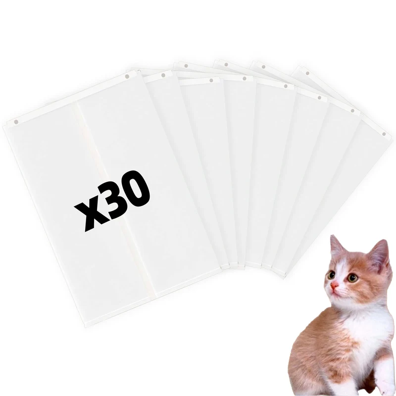Luxrise Sacs de Litière Automatique pour Chat SNOW+ PetSnowy – 30 Pièces Auto-Étanches