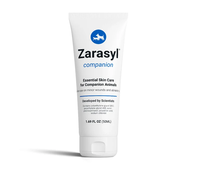 Zarasyl Companion : Crème Barrière Soin Peau pour Chats et Chiens – 1,69 oz (50 g)