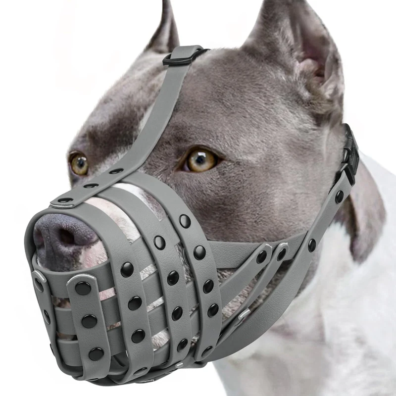Mayerzon Muzzle Panier Légère – Grands Chiens (Pitbull, Rottweiler, Amstaff)