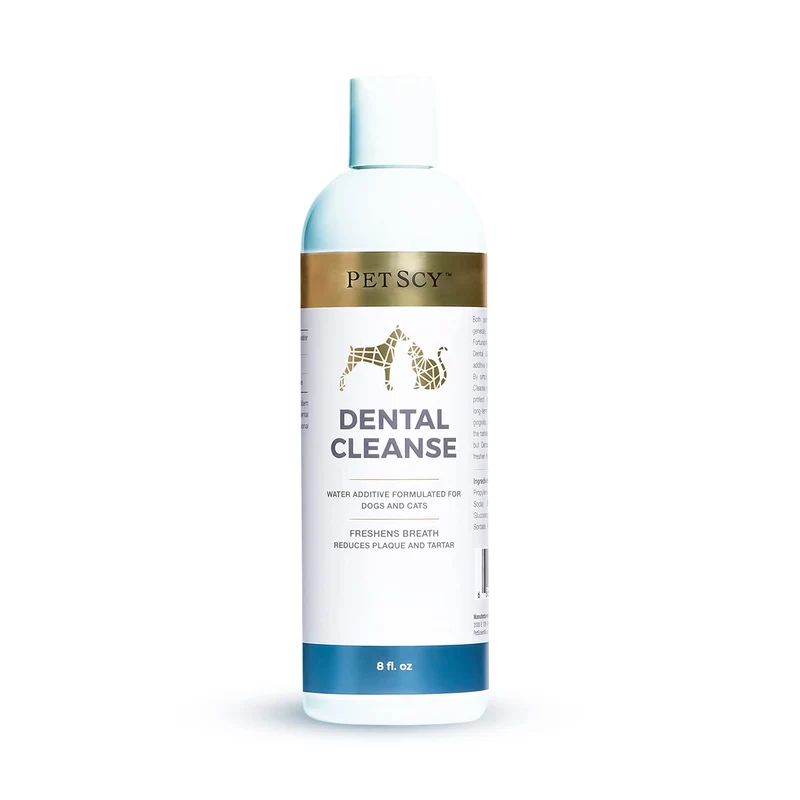 Petscy Dental Cleanse — Soin naturel pour dents de chiens et chats | 8 onces