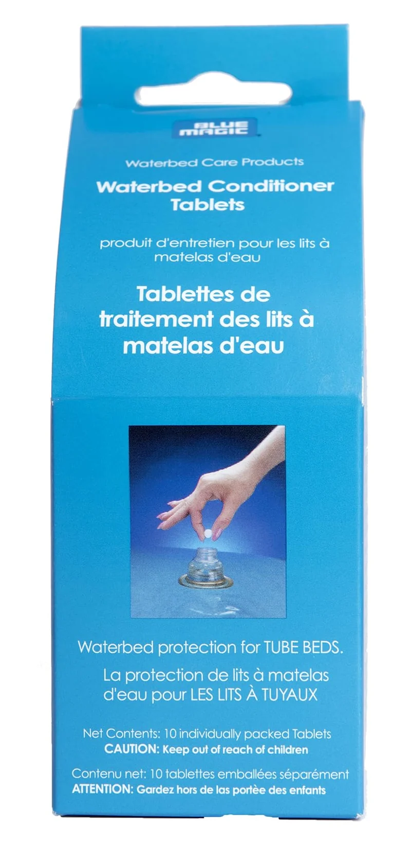 Blue Magic Tablettes Conditionneur pour Lit à Eau – Lot de 10
