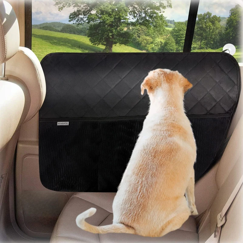 Winbate – 2PCS Protège-portes Voiture pour Chien – Étanche, Anti-rayures, Installation Facile (2 Packs Universel)