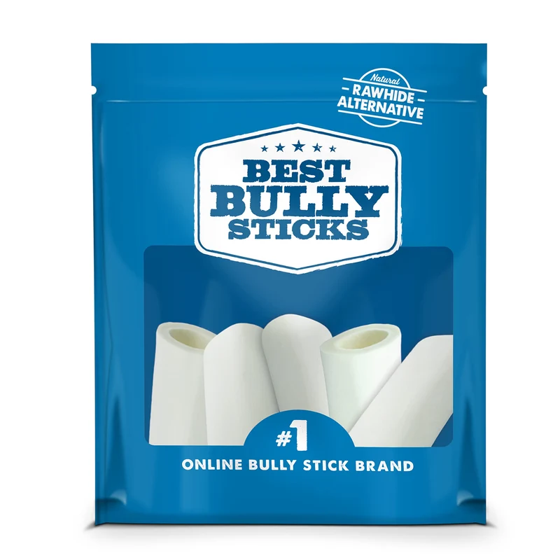 Best Bully Sticks - Os Creux Tibia 3-4 Pouces, 5 Pièces, À Recharger, Pour Chiens Puissants
