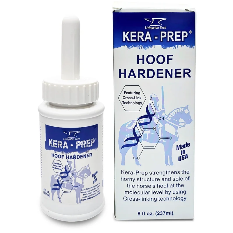 Kera Prep – Durcisseur de sabot pour chevaux | Renforcement moléculaire et protection anti-humidité – Livingston Tech