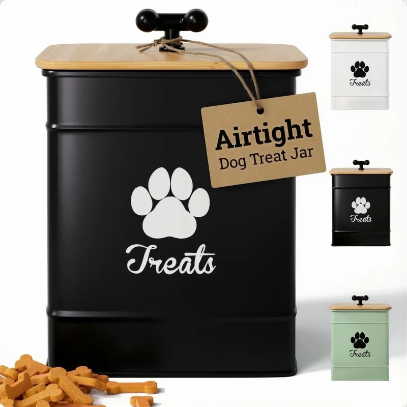 HB Design Co. Conteneur Hermétique pour Friandises Chien - 12 Tasses